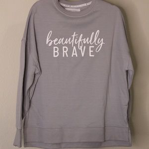 Beautifully Brave It Works Sweater
